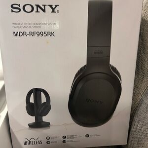 Sony MDR-RF995RK Wireless Stereo Headphone System Black With Original Box